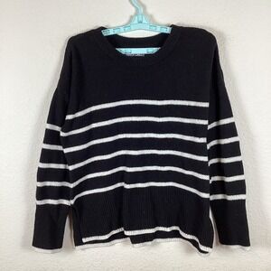 Inner Circle Womens Sweater Sz M Medium Striped Soft Long Sleeve Excellent